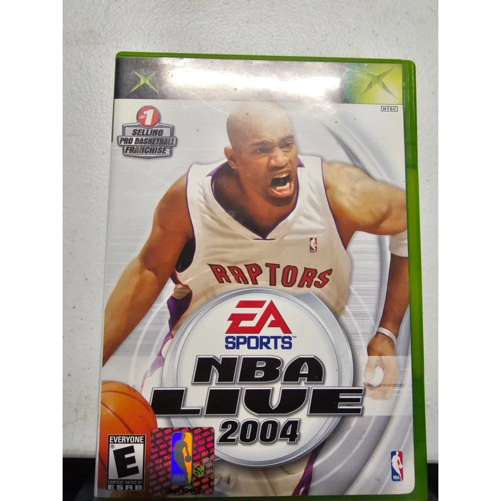 NBA Live 2004 Microsoft Xbox EA Sports Vince Carter Complete CIB Basketball Game